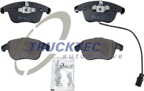 Trucktec Automotive 07.35.271 - Гальмівні колодки, дискові гальма autozip.com.ua