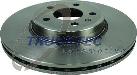 Trucktec Automotive 07.35.272 - Гальмівний диск autozip.com.ua