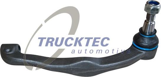 Trucktec Automotive 07.37.129 - Наконечник рульової тяги, кульовий шарнір autozip.com.ua