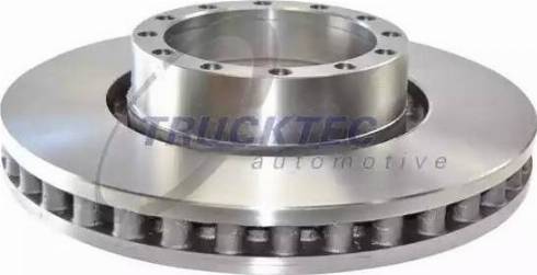 Trucktec Automotive 14.35.011 - Гальмівний диск autozip.com.ua