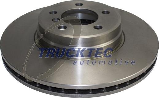 Trucktec Automotive 22.35.106 - Гальмівний диск autozip.com.ua