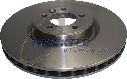Trucktec Automotive 22.35.107 - Гальмівний диск autozip.com.ua