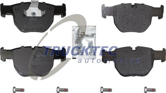 Trucktec Automotive 22.35.118 - Гальмівні колодки, дискові гальма autozip.com.ua