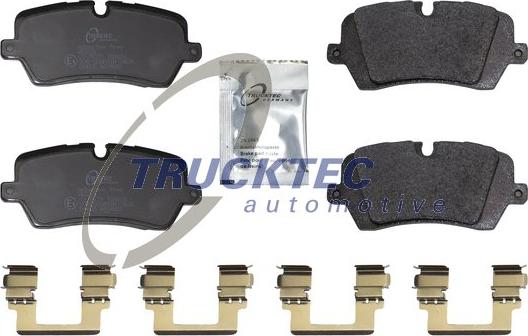 Trucktec Automotive 22.35.124 - Гальмівні колодки, дискові гальма autozip.com.ua