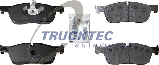 Trucktec Automotive 22.35.126 - Гальмівні колодки, дискові гальма autozip.com.ua