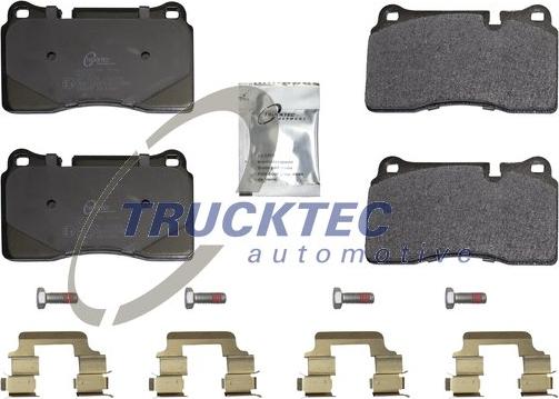 Trucktec Automotive 22.35.121 - Гальмівні колодки, дискові гальма autozip.com.ua