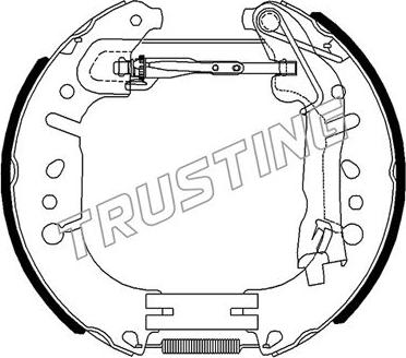 Trusting 649.0 - Комплект гальм, барабанний механізм autozip.com.ua