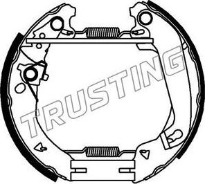 Trusting 644.0 - Комплект гальм, барабанний механізм autozip.com.ua