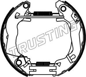 Trusting 6408 - Комплект гальм, барабанний механізм autozip.com.ua