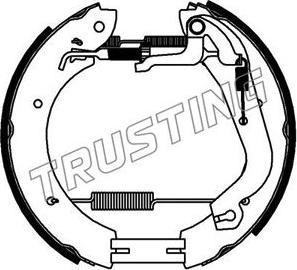 Trusting 6434 - Комплект гальм, барабанний механізм autozip.com.ua