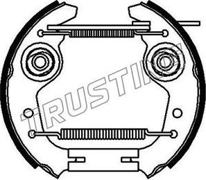 Trusting 6427 - Комплект гальм, барабанний механізм autozip.com.ua