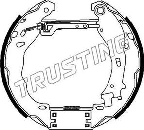 Trusting 647.0 - Комплект гальм, барабанний механізм autozip.com.ua