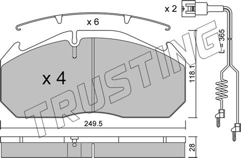 Remsa JCA0506.12 - Гальмівні колодки, дискові гальма autozip.com.ua