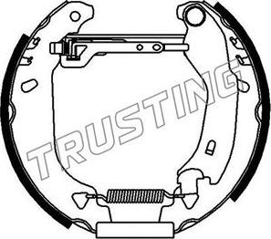 Trusting 6148 - Комплект гальм, барабанний механізм autozip.com.ua