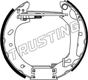 Trusting 631.0 - Комплект гальм, барабанний механізм autozip.com.ua