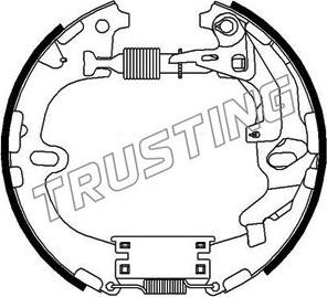 Trusting 6329 - Комплект гальм, барабанний механізм autozip.com.ua