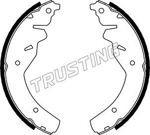 Trusting 049.149 - Комплект гальм, барабанний механізм autozip.com.ua