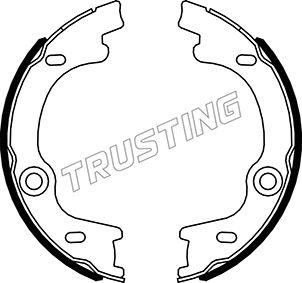 Trusting 049.169 - Комплект гальм, ручник, парковка autozip.com.ua