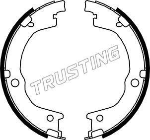 Trusting 049.165 - Комплект гальм, ручник, парковка autozip.com.ua