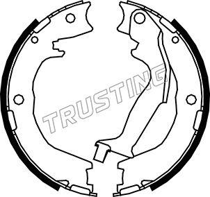 Trusting 049.166 - Комплект гальм, ручник, парковка autozip.com.ua