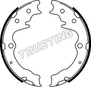 Trusting 049.163 - Комплект гальм, ручник, парковка autozip.com.ua