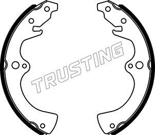 Trusting 049.120 - Комплект гальм, барабанний механізм autozip.com.ua