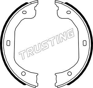 Trusting 049.174 - Комплект гальм, ручник, парковка autozip.com.ua