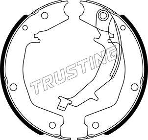 Trusting 049.172 - Комплект гальм, ручник, парковка autozip.com.ua