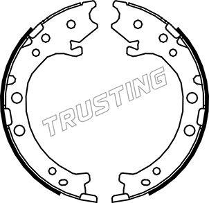Trusting 044.026 - Комплект гальм, ручник, парковка autozip.com.ua