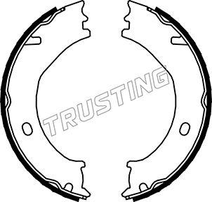 Trusting 045.001 - Комплект гальм, ручник, парковка autozip.com.ua