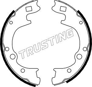 Trusting 046.209 - Комплект гальм, барабанний механізм autozip.com.ua