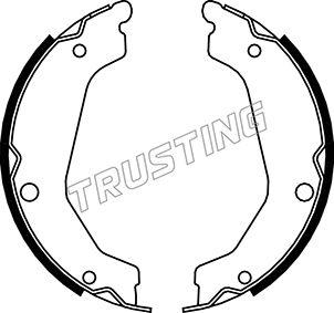 Trusting 046.219 - Комплект гальм, ручник, парковка autozip.com.ua