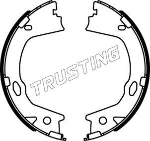 Trusting 046.228 - Комплект гальм, ручник, парковка autozip.com.ua