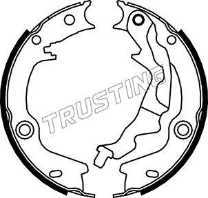 Trusting 046.223 - Комплект гальм, ручник, парковка autozip.com.ua