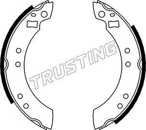 Trusting 040.094 - Комплект гальм, барабанний механізм autozip.com.ua