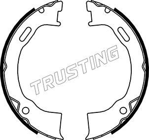 Trusting 040.159 - Комплект гальм, ручник, парковка autozip.com.ua