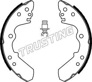 Trusting 047.371 - Комплект гальм, барабанний механізм autozip.com.ua