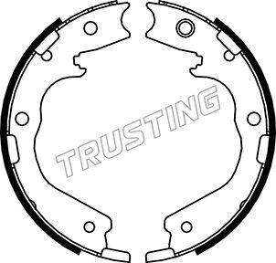 Trusting 047.378 - Комплект гальм, ручник, парковка autozip.com.ua