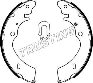 Trusting 047.377 - Комплект гальм, барабанний механізм autozip.com.ua