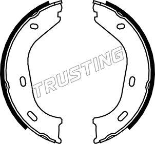 Trusting 052.116 - Комплект гальм, ручник, парковка autozip.com.ua