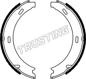 Trusting 052.117 - Комплект гальм, ручник, парковка autozip.com.ua