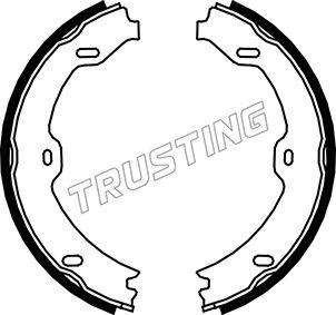 Trusting 052.130 - Комплект гальм, ручник, парковка autozip.com.ua