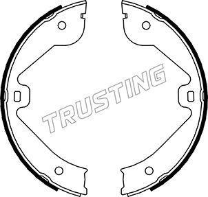 Trusting 052.131 - Комплект гальм, ручник, парковка autozip.com.ua