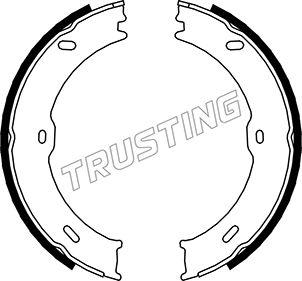 Trusting 052.133 - Комплект гальм, ручник, парковка autozip.com.ua