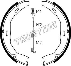 Trusting 052.132K - Комплект гальм, ручник, парковка autozip.com.ua