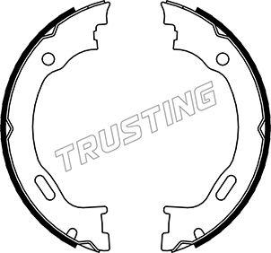 Trusting 052.129 - Комплект гальм, ручник, парковка autozip.com.ua