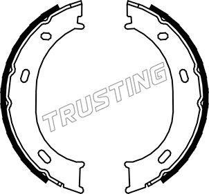 Trusting 052.126 - Комплект гальм, ручник, парковка autozip.com.ua