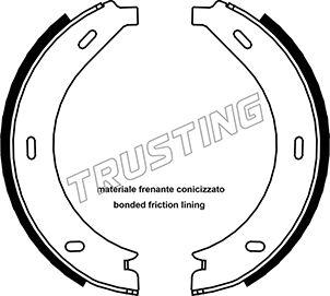 Trusting 052.123 - Комплект гальм, ручник, парковка autozip.com.ua