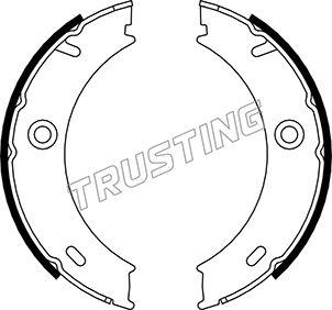 Trusting 052.127 - Комплект гальм, ручник, парковка autozip.com.ua
