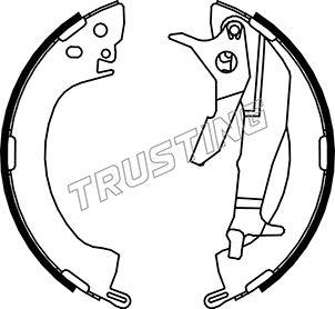 Trusting 064.154Y - Комплект гальм, барабанний механізм autozip.com.ua